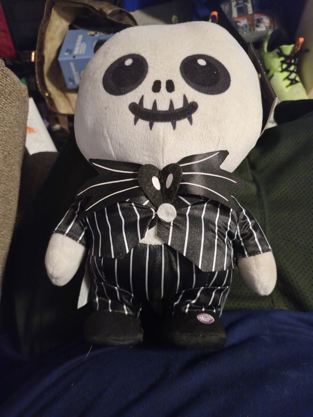 Gemmy Nightmare Before Christmas Jack Skellington Animated Waddler Plush